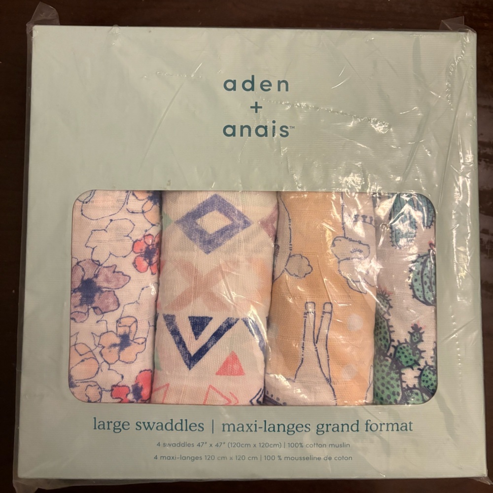 Aden + Anais Large Swaddles 4-Pack